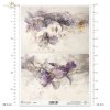 dekoracyjne wzory, motywy kwiatowe, bukiet kwiatów, Ogród Muz, Garden of Muses * Mulberry decoupage paper FPA1005, decorative patterns, floral motifs, bouquet of flowers, Garden of Muses *Seria Garden of Muses